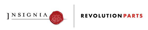 Insignia and RevolutionParts logos