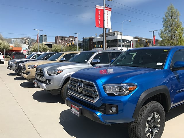 Mark Miller Toyota car lot Mark Miller Toyota car lot
