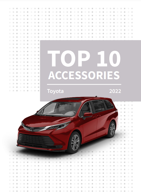 Toyota top 10 accessories 2021